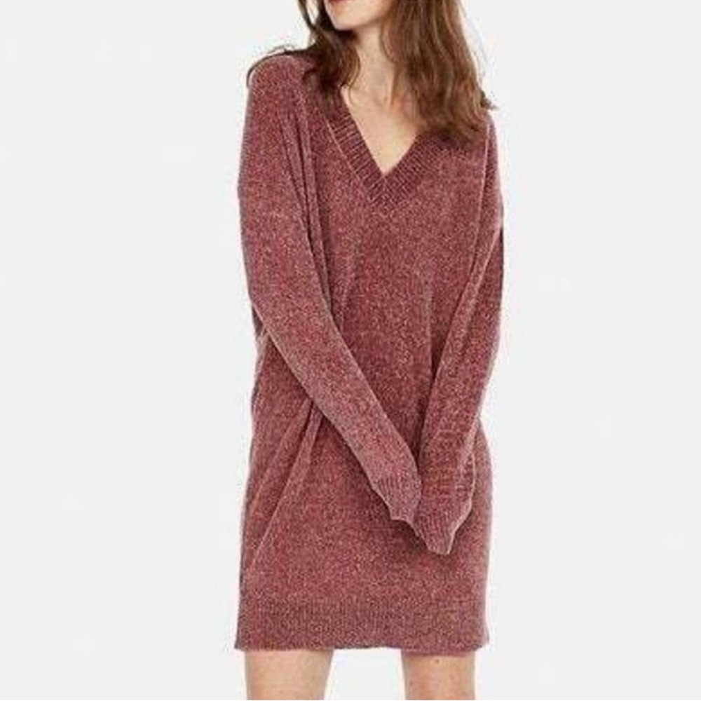 Express Beautiful Chenille Sweater Dress Small